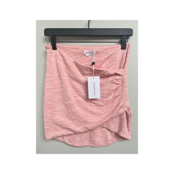 NWT Lovers + Friends Julien Wrap Skirt in Rose Pink Womens Extra Small - Picture 3 of 6